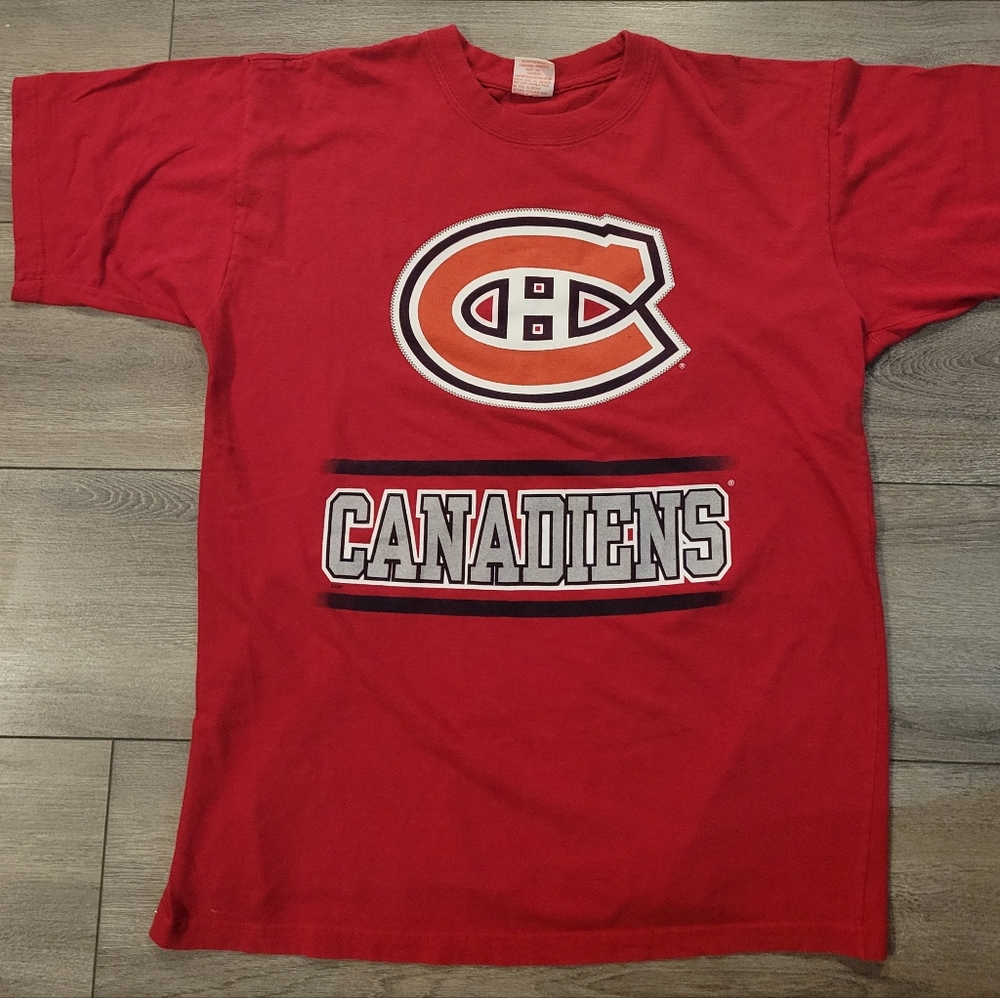 Vintage Montreal Canadiens Large 90s t-shirt, CGW sportwear Tee